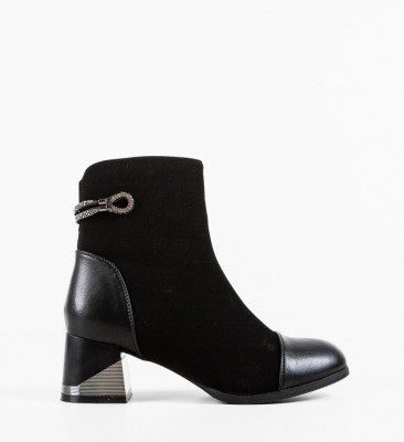 Botine dama Riggs Negre
