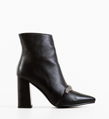 Botine dama Schoorel Negre