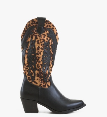 Cizme dama Cobboy Animal Print