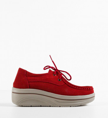 Pantofi Casual Auron Rosii