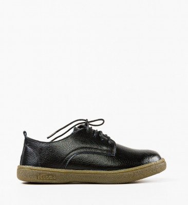 Pantofi casual dama Lactose Negri