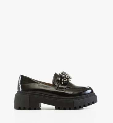 Pantofi casual dama Ovatte Negri
