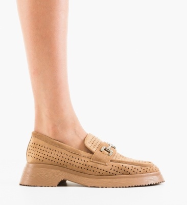 Pantofi Casual Irry Khaki