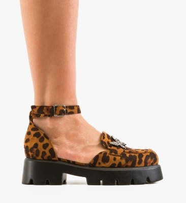 Pantofi Casual Polly Animal Print
