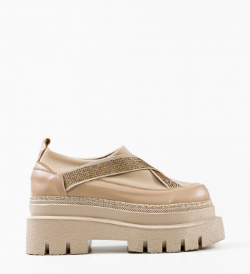 Pantofi Casual Silkine Bej