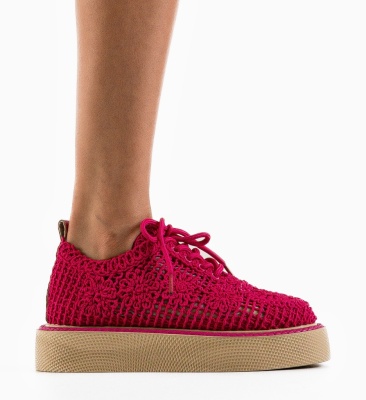 Pantofi Casual Ystory Fuchsia