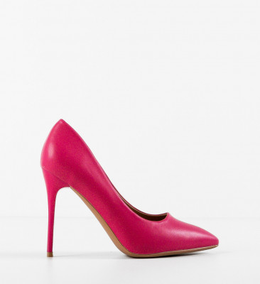 Pantofi cu toc Oknam Fuchsia