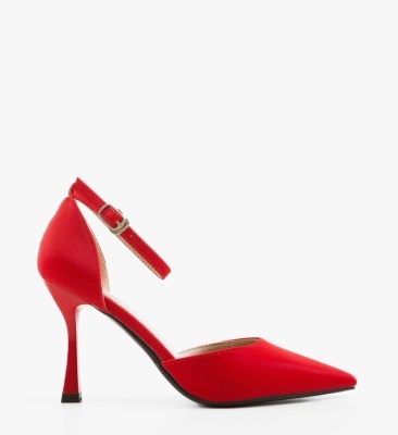 Pantofi cu toc Zaker Rosii