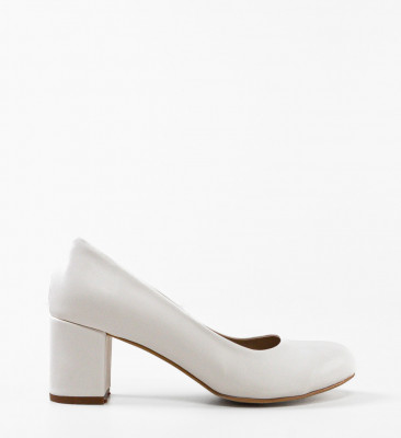 Pantofi dama Azura Albi