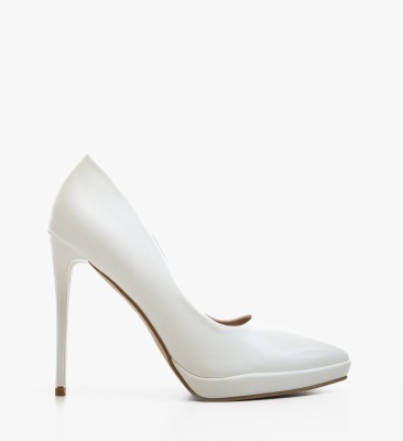 Pantofi dama Dadere Albi
