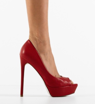 Pantofi dama Ferguson Rosii