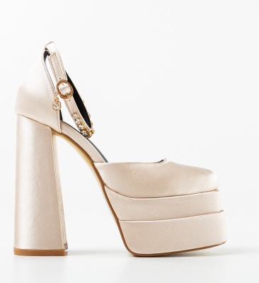 Pantofi dama Iman Bej