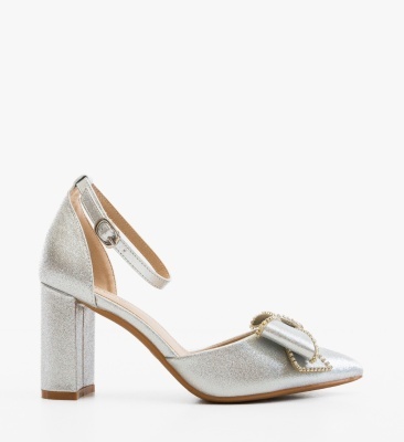 Pantofi dama Kate Argintii