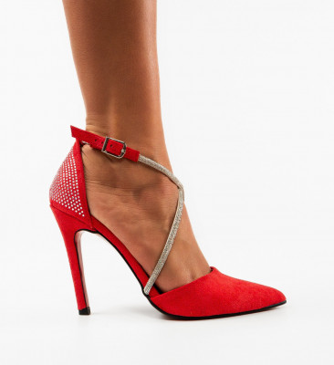 Pantofi dama Roccala Rosii