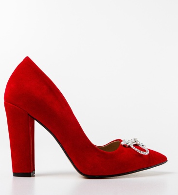 Pantofi dama Saxon Rosii