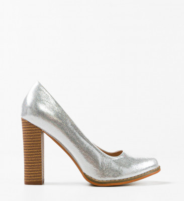 Pantofi dama Sulfo Argintii 2