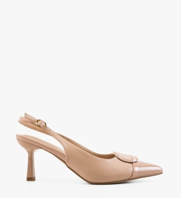 Pantofi dama Vlahya Nude