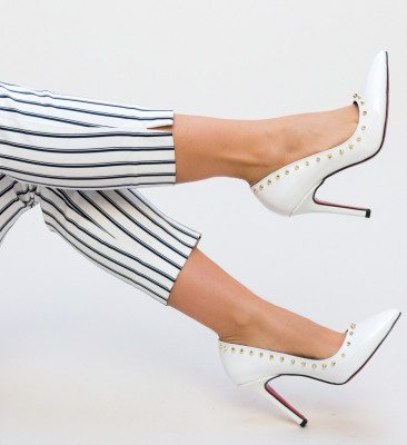 Pantofi Nicor Albi