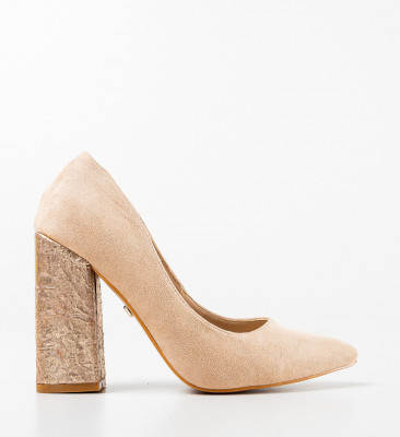 Pantofi Primo Nude