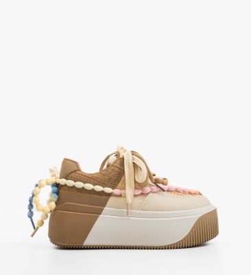 Pantofi sport dama Fabia Khaki
