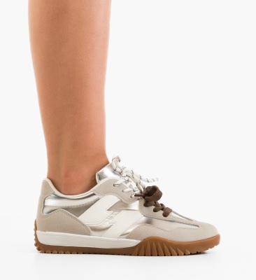 Pantofi Sport Velma Argintii