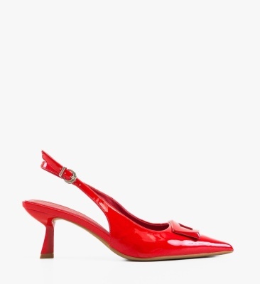 Pantofi stiletto dama Amoic Rosii