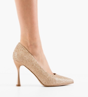 Pantofi stiletto dama Bridie Aurii 2