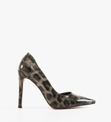Pantofi stiletto dama Trynet Print 2
