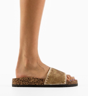 Papuci dama Zamir Camel