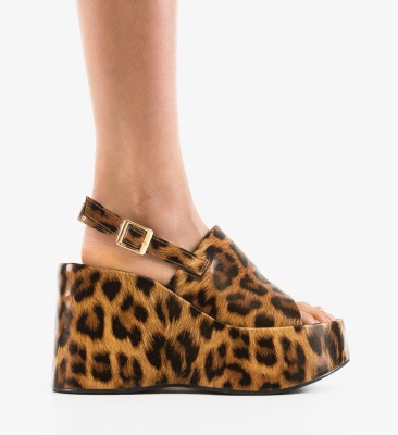 Platforme dama Haydn Animal Print