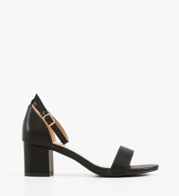 Sandale cu toc Lucano Negre