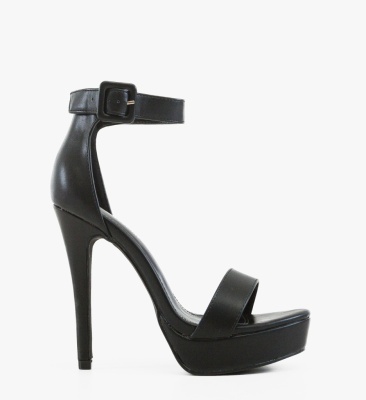 Sandale cu toc Mizze Negre