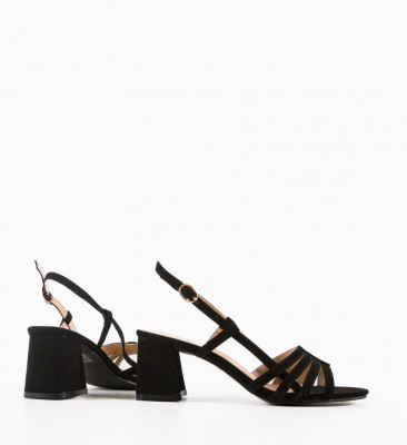 Sandale cu toc Stussy Negre