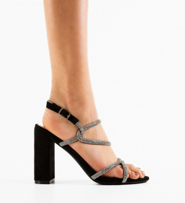 Sandale dama Alpha Negre
