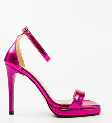 Sandale dama Grigo Fuchsia