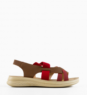 Sandale dama Janna Khaki