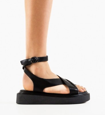 Sandale dama Selura Negre