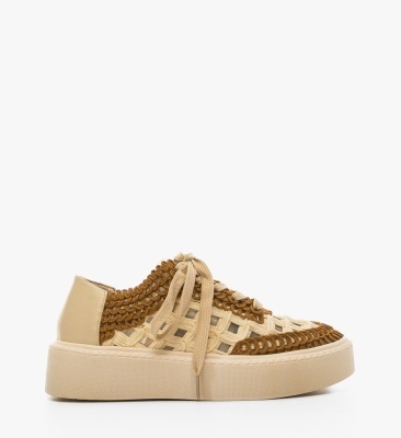 Sneakers dama Aihao Bej