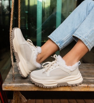 Sneakers dama Jahe Bej
