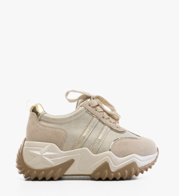 Sneakers dama Sandy Bej