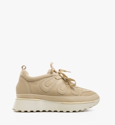 Sneakers dama Tyler Bej