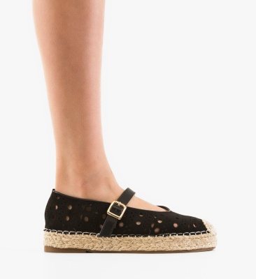 Espadrile dama Richie Negre