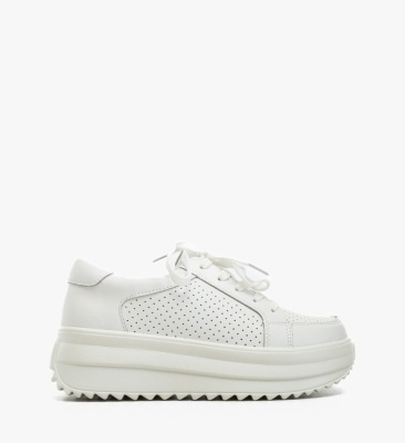 Pantofi Casual Cazmi Albi