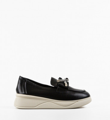 Pantofi casual dama Eacona Negri