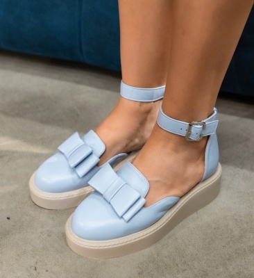 Pantofi Casual dama Hambe Albastri 2