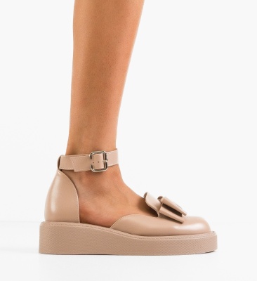 Pantofi Casual dama Hammbe Bej