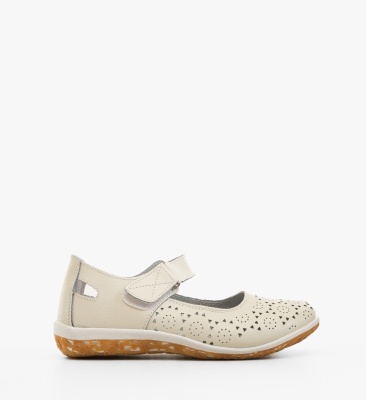 Pantofi Casual Silka Albe
