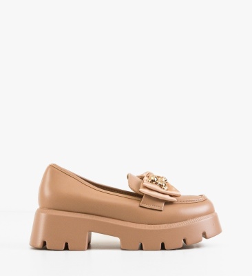 Pantofi casual Tianna Khaki