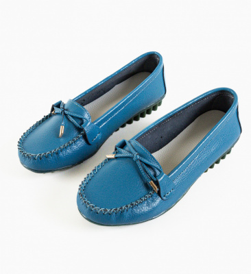 Pantofi Casual Zanetti Albastri
