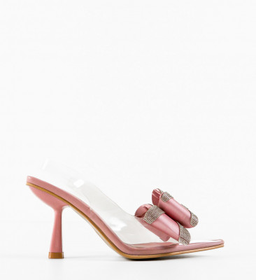 Pantofi cu toc Goblin Roz